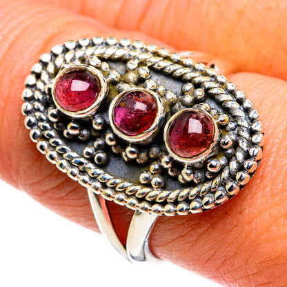 Pink Tourmaline Rings handcrafted by Ana Silver Co - RING79580