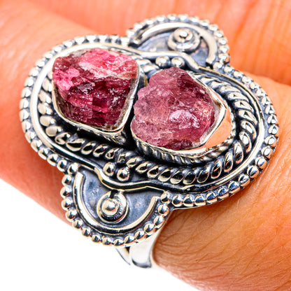 Pink Tourmaline Rings handcrafted by Ana Silver Co - RING79581