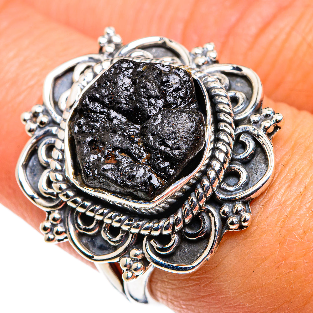 Tektite Rings handcrafted by Ana Silver Co - RING79586