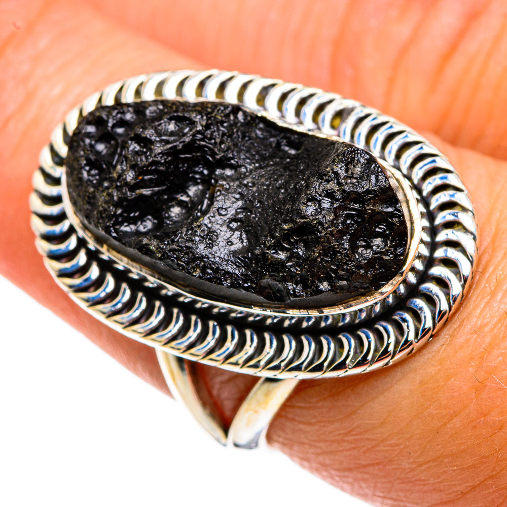 Tektite Rings handcrafted by Ana Silver Co - RING79587
