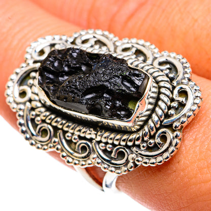 Tektite Rings handcrafted by Ana Silver Co - RING79588