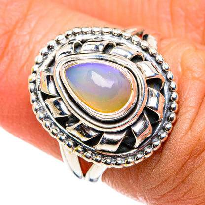 Ethiopian Opal Rings handcrafted by Ana Silver Co - RING79592