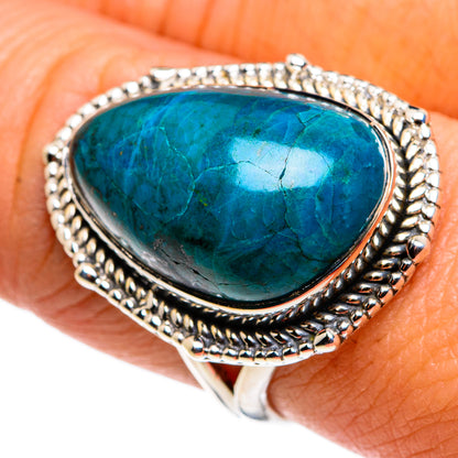 Chrysocolla Rings handcrafted by Ana Silver Co - RING79599