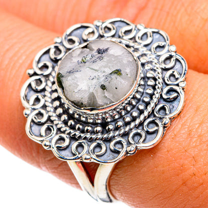 Dendritic Opal Rings handcrafted by Ana Silver Co - RING79618