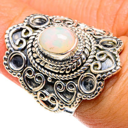 Ethiopian Opal Rings handcrafted by Ana Silver Co - RING79621