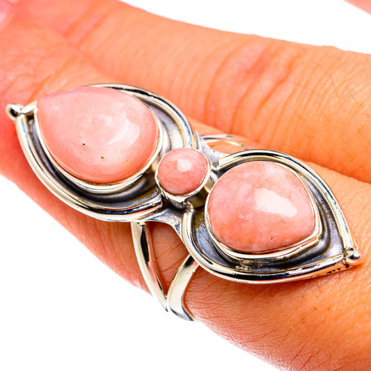 Pink Opal Rings handcrafted by Ana Silver Co - RING79626
