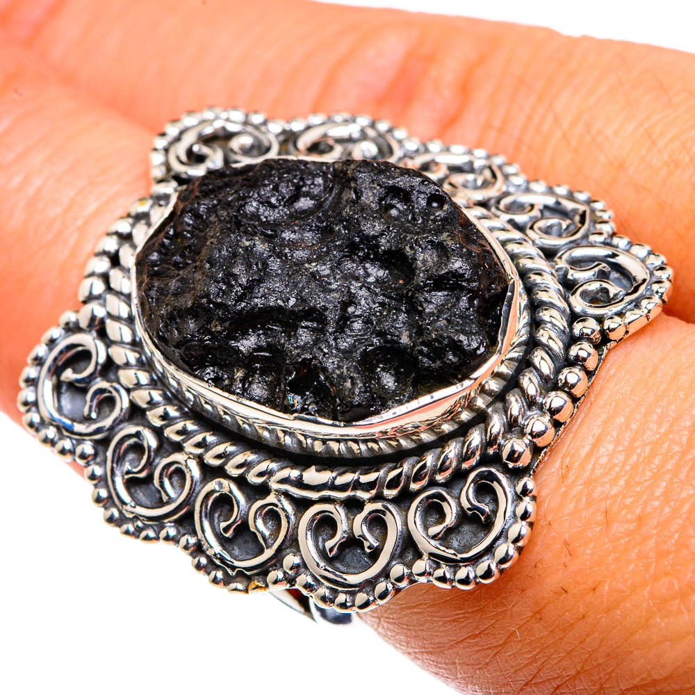 Tektite Rings handcrafted by Ana Silver Co - RING79632