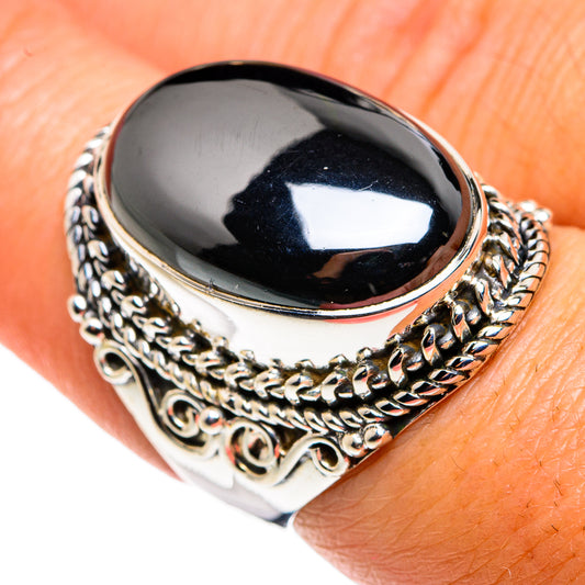 Hematite Rings handcrafted by Ana Silver Co - RING79637