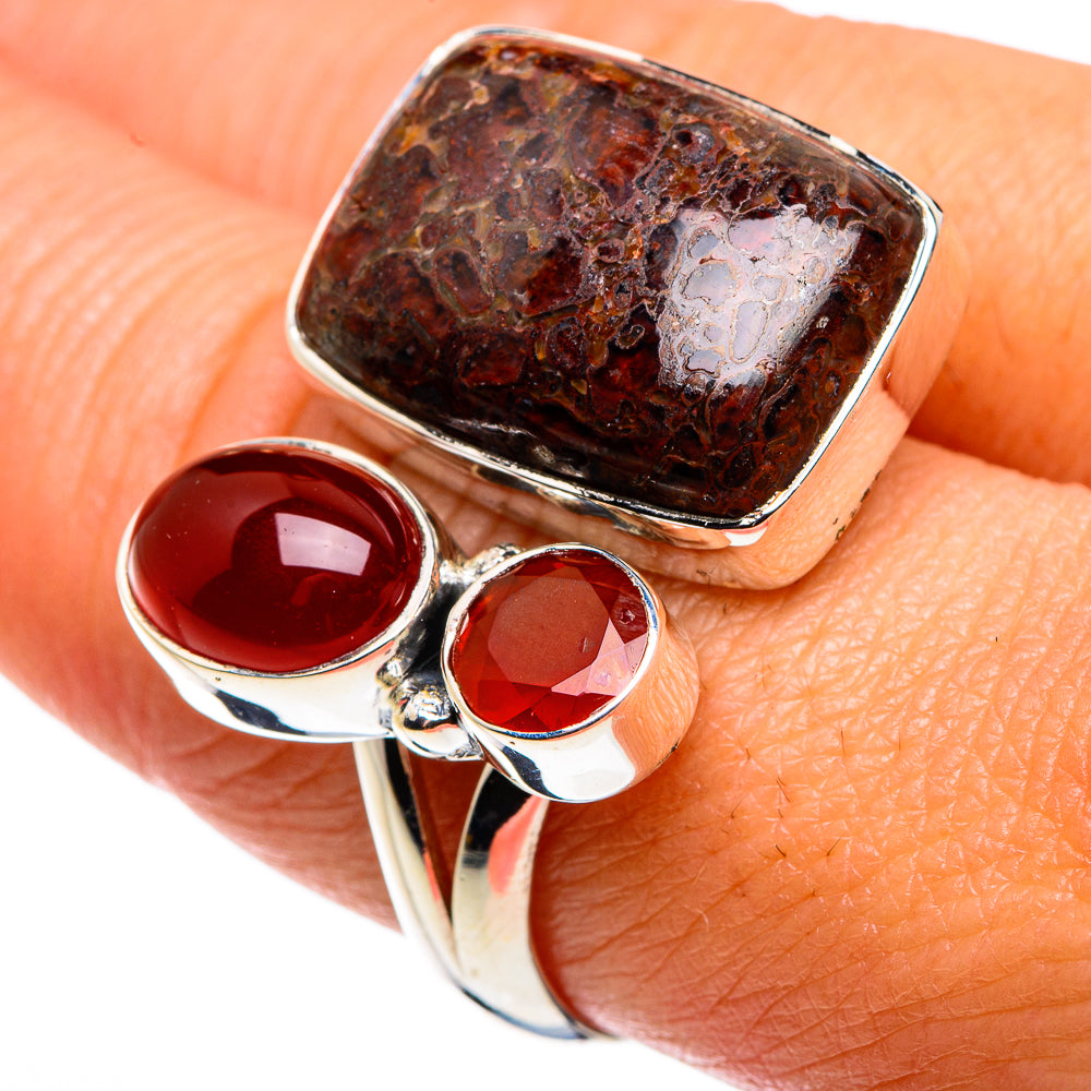 Dinosaur Bone Rings handcrafted by Ana Silver Co - RING79655