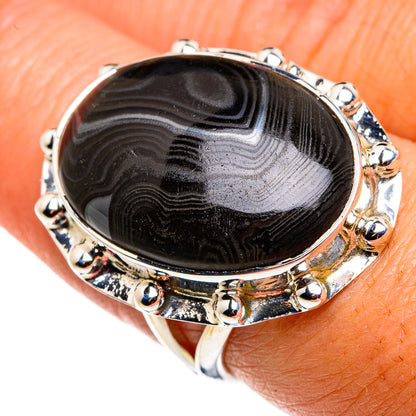 Psilomelane Rings handcrafted by Ana Silver Co - RING79664
