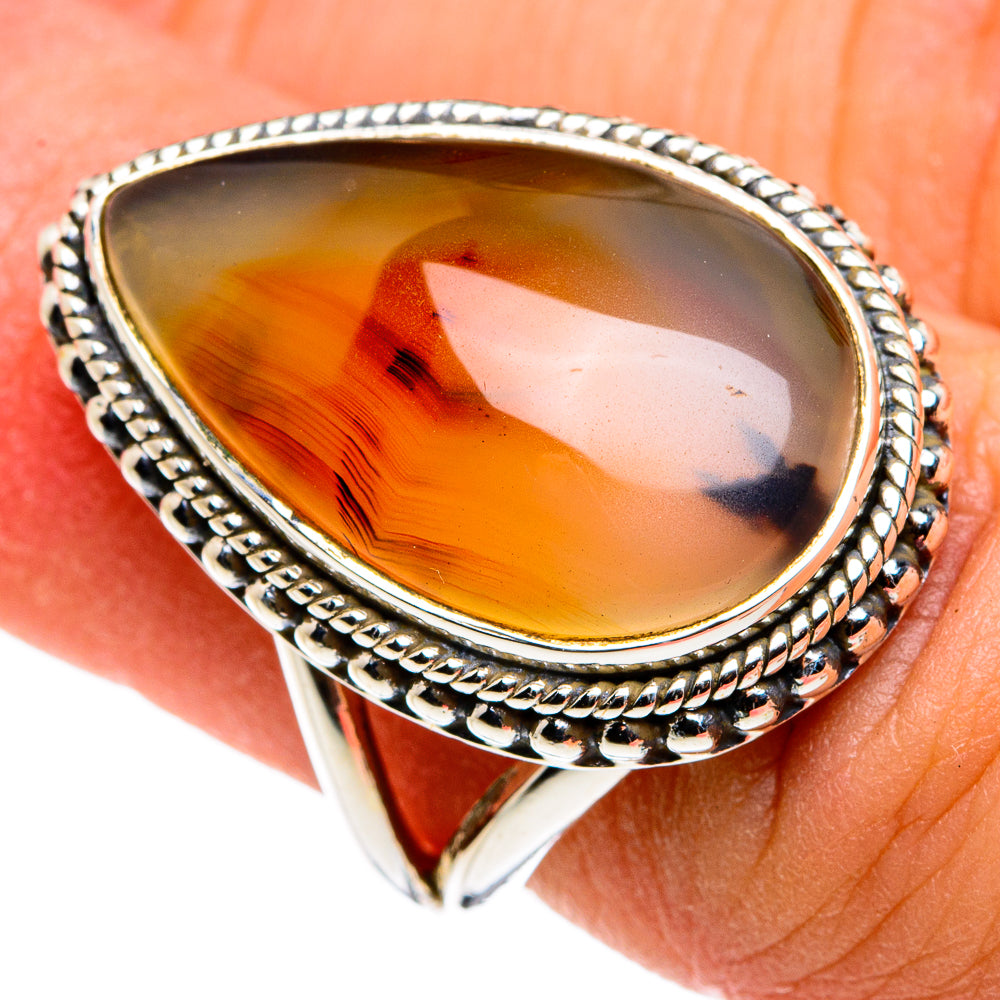 Montana Agate Rings handcrafted by Ana Silver Co - RING79687