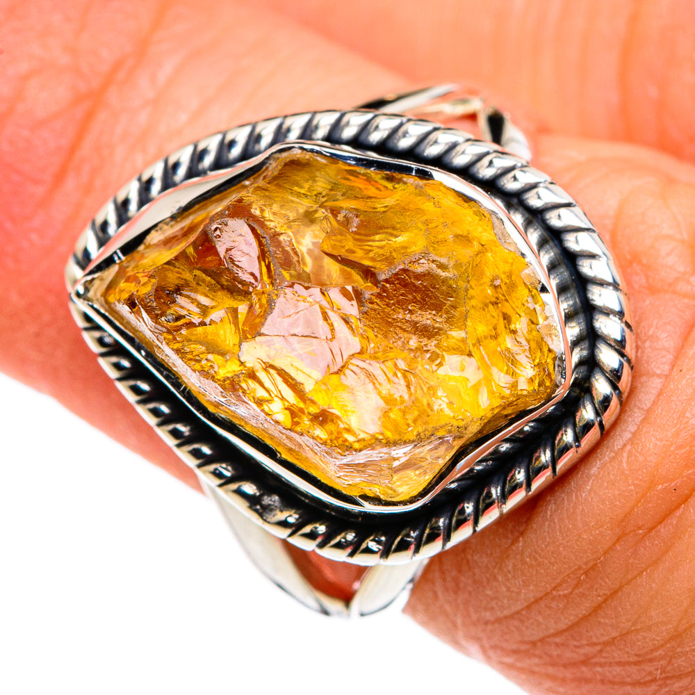 Citrine Rings handcrafted by Ana Silver Co - RING79689
