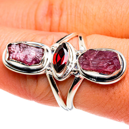 Garnet Rings handcrafted by Ana Silver Co - RING79691
