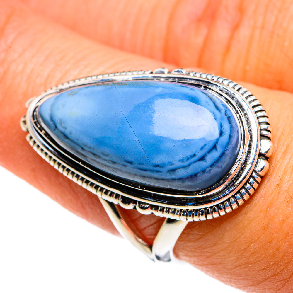 Larimar Rings handcrafted by Ana Silver Co - RING79711