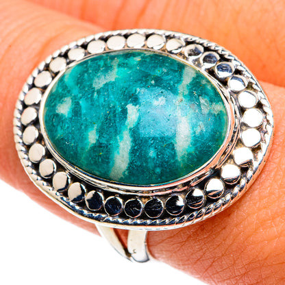 Amazonite Rings handcrafted by Ana Silver Co - RING79718