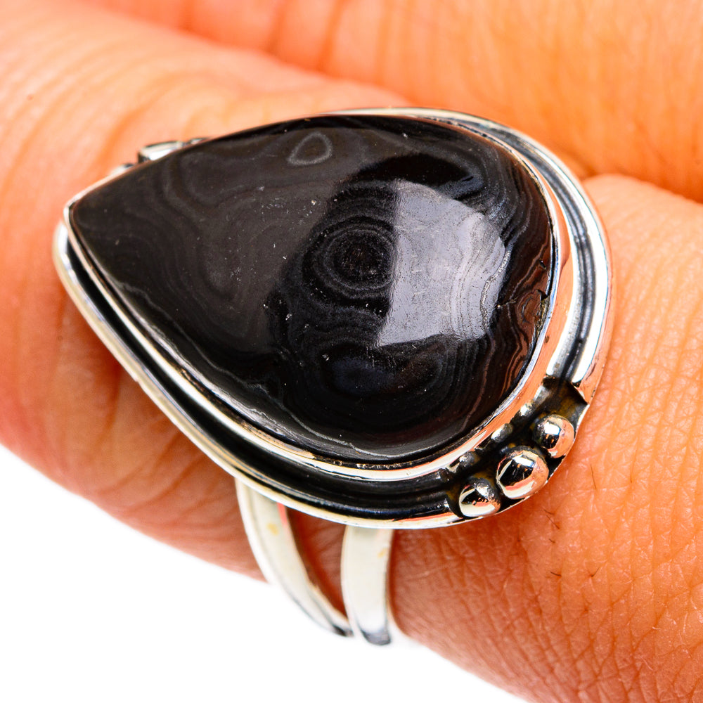 Psilomelane Rings handcrafted by Ana Silver Co - RING79736