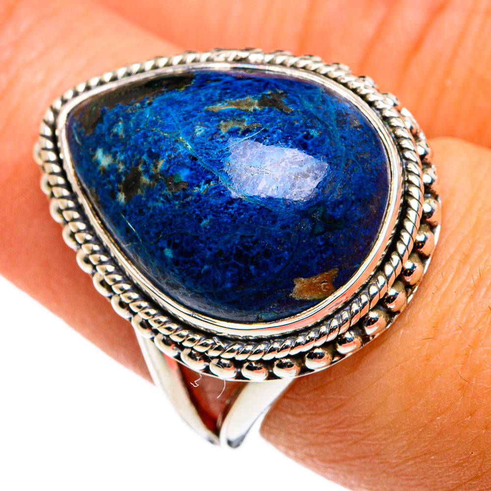 Chrysocolla Rings handcrafted by Ana Silver Co - RING79747