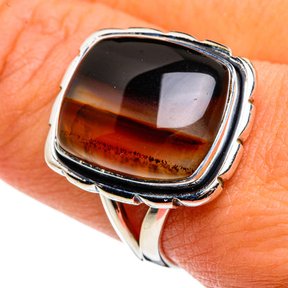 Botswana Agate Rings handcrafted by Ana Silver Co - RING79758