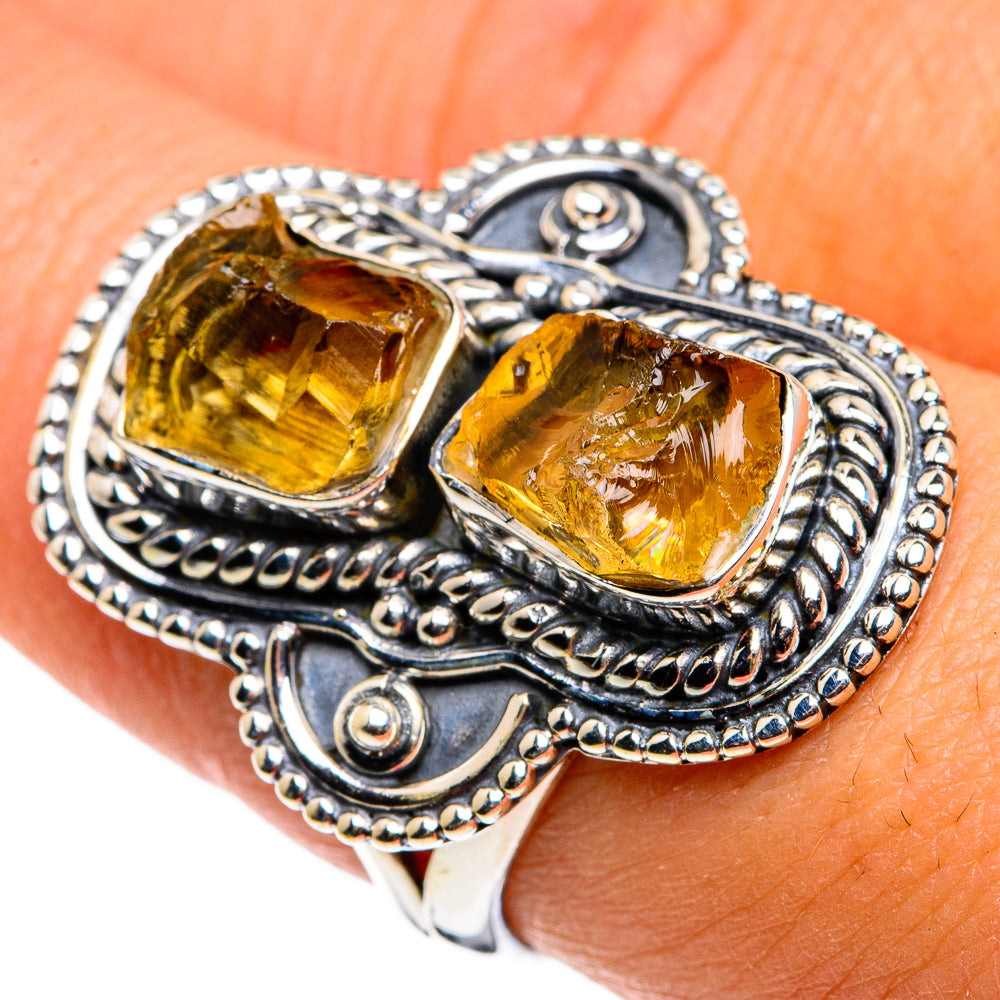 Citrine Rings handcrafted by Ana Silver Co - RING79760