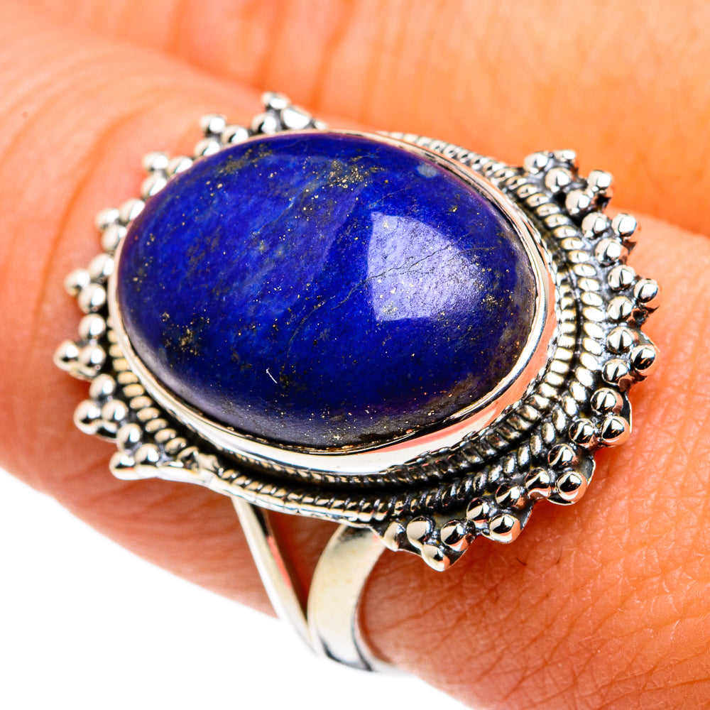 Lapis Lazuli Rings handcrafted by Ana Silver Co - RING79781