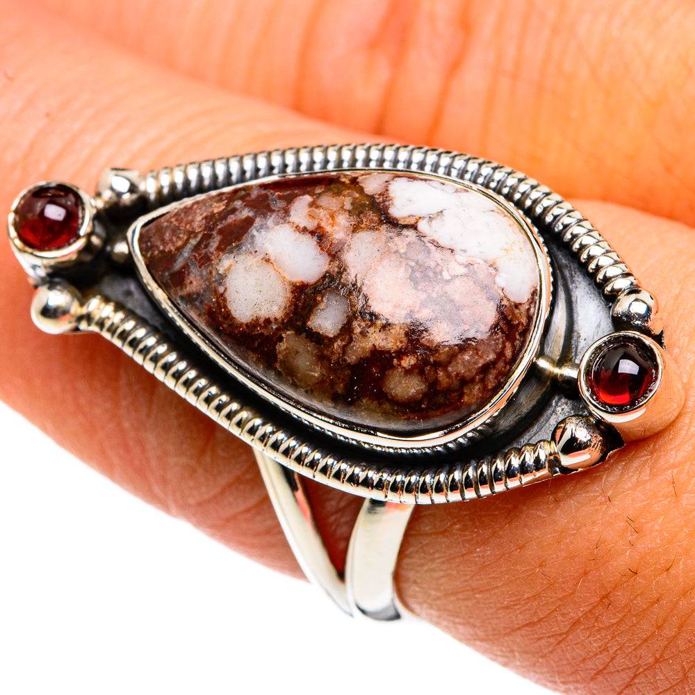 Red Jasper Rings handcrafted by Ana Silver Co - RING79793