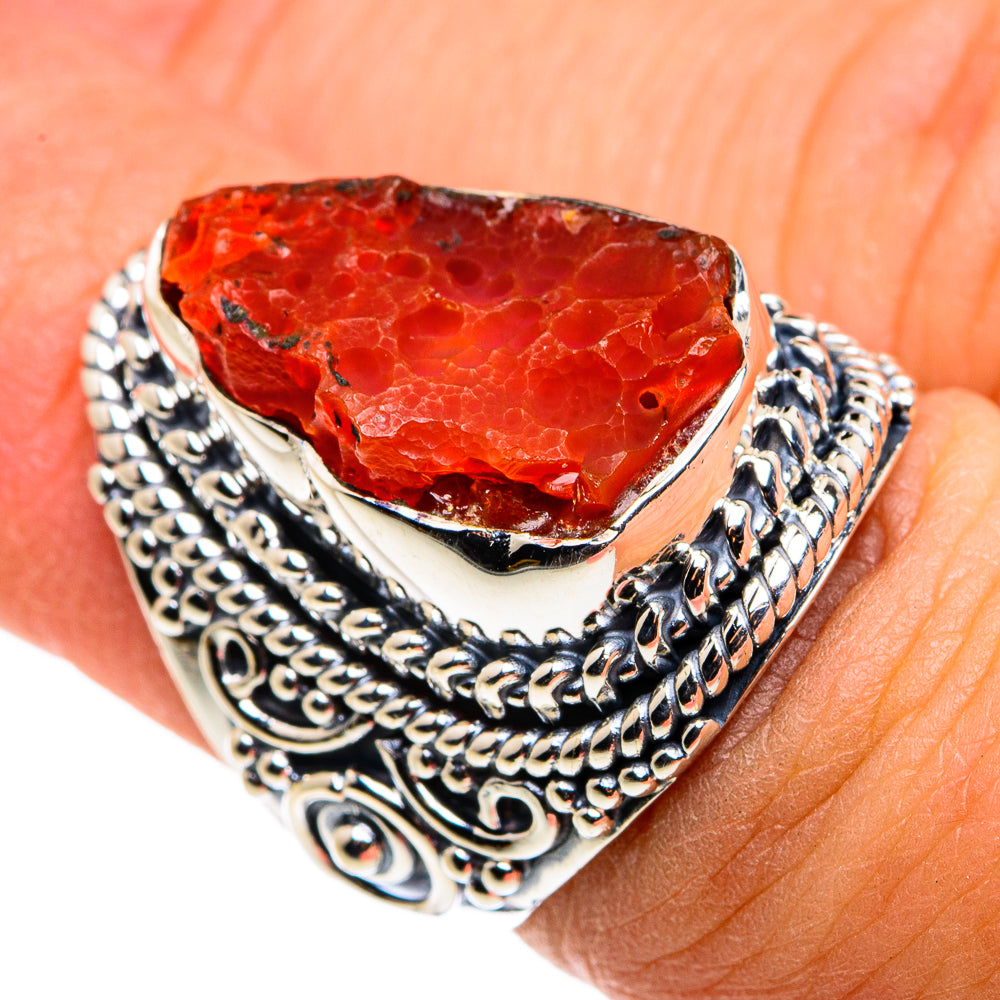 Carnelian Rings handcrafted by Ana Silver Co - RING79795