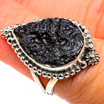 Tektite Rings handcrafted by Ana Silver Co - RING79805