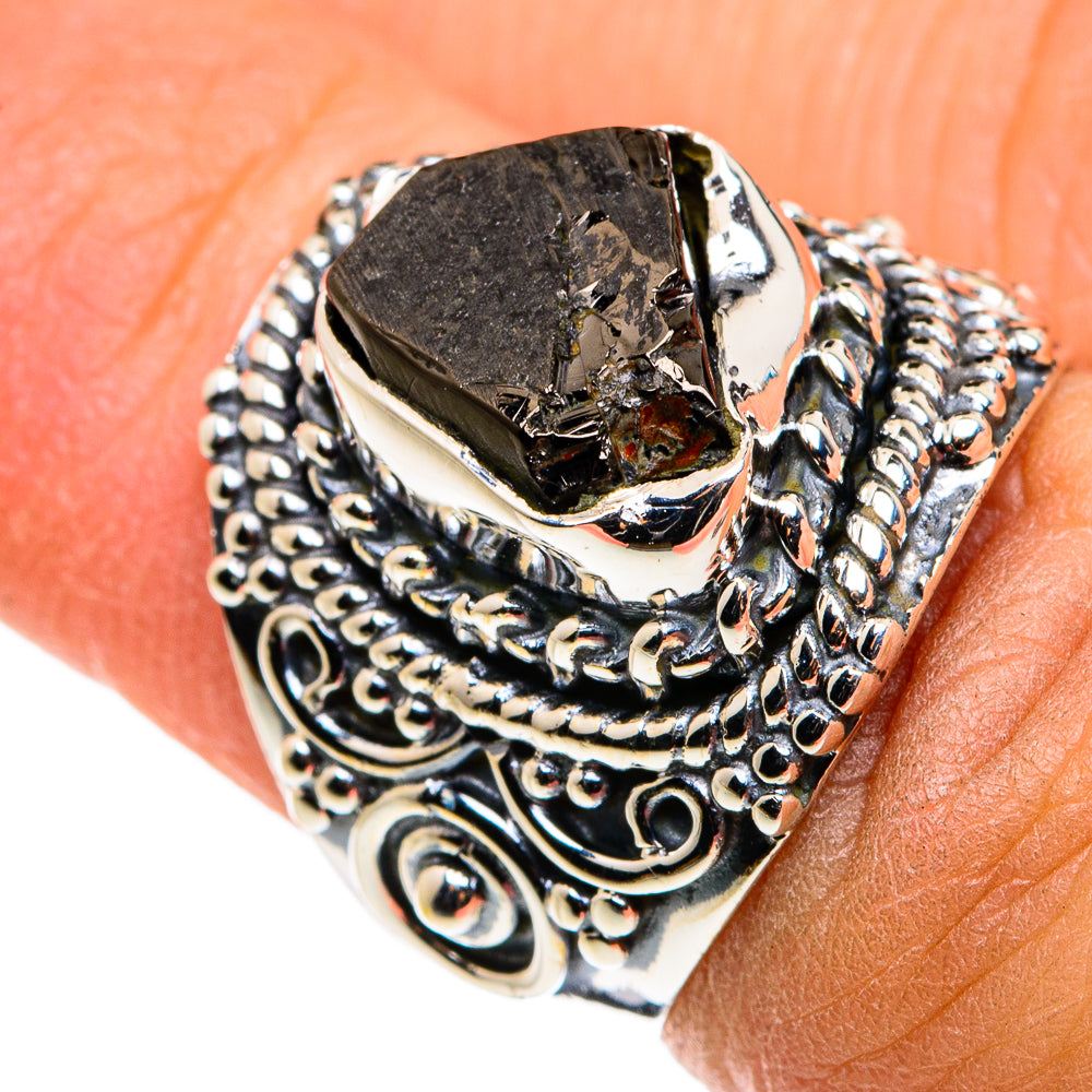 Shungite Rings handcrafted by Ana Silver Co - RING79806