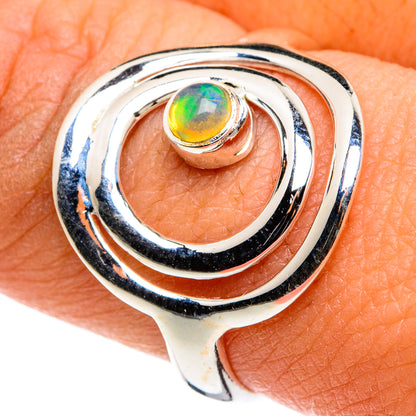 Ethiopian Opal Rings handcrafted by Ana Silver Co - RING79811