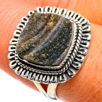 Desert Druzy Rings handcrafted by Ana Silver Co - RING79813