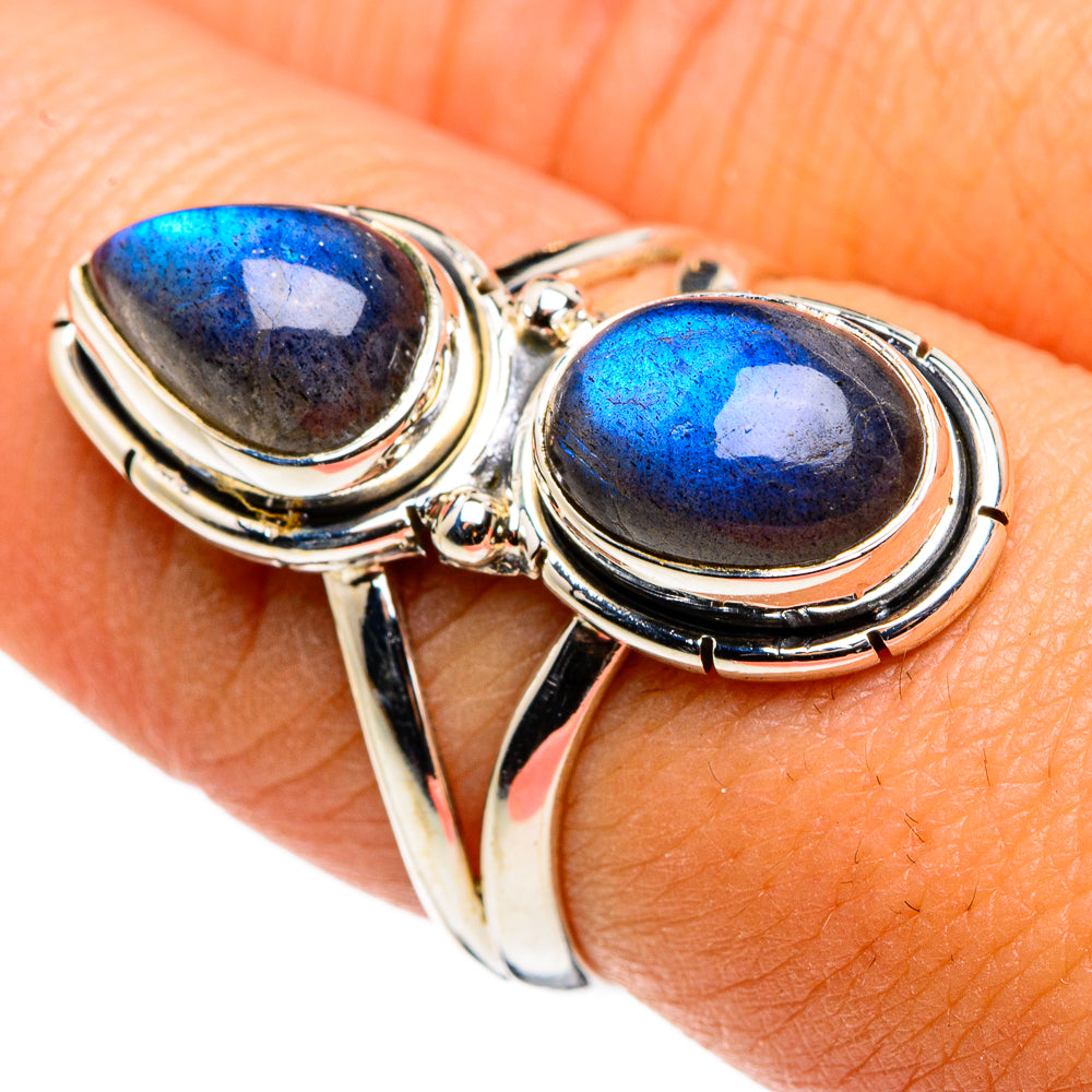 Labradorite Rings handcrafted by Ana Silver Co - RING79819