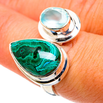 Chrysocolla Rings handcrafted by Ana Silver Co - RING79824