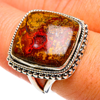Moroccan Agate Rings handcrafted by Ana Silver Co - RING79826