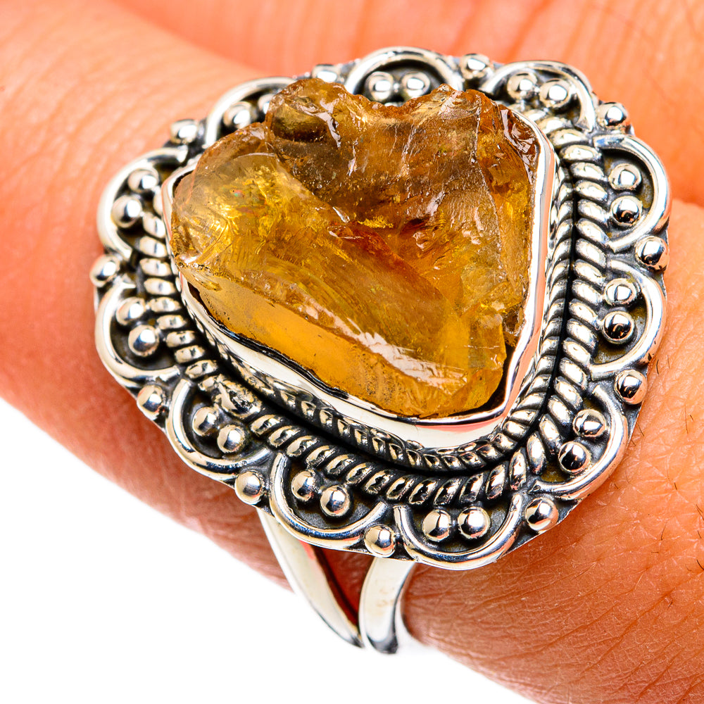 Citrine Rings handcrafted by Ana Silver Co - RING79829