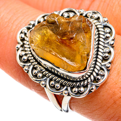 Citrine Rings handcrafted by Ana Silver Co - RING79829