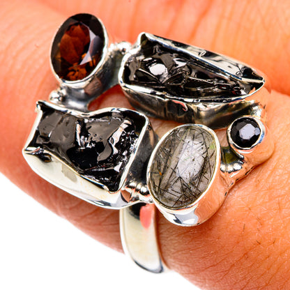 Shungite Rings handcrafted by Ana Silver Co - RING79840