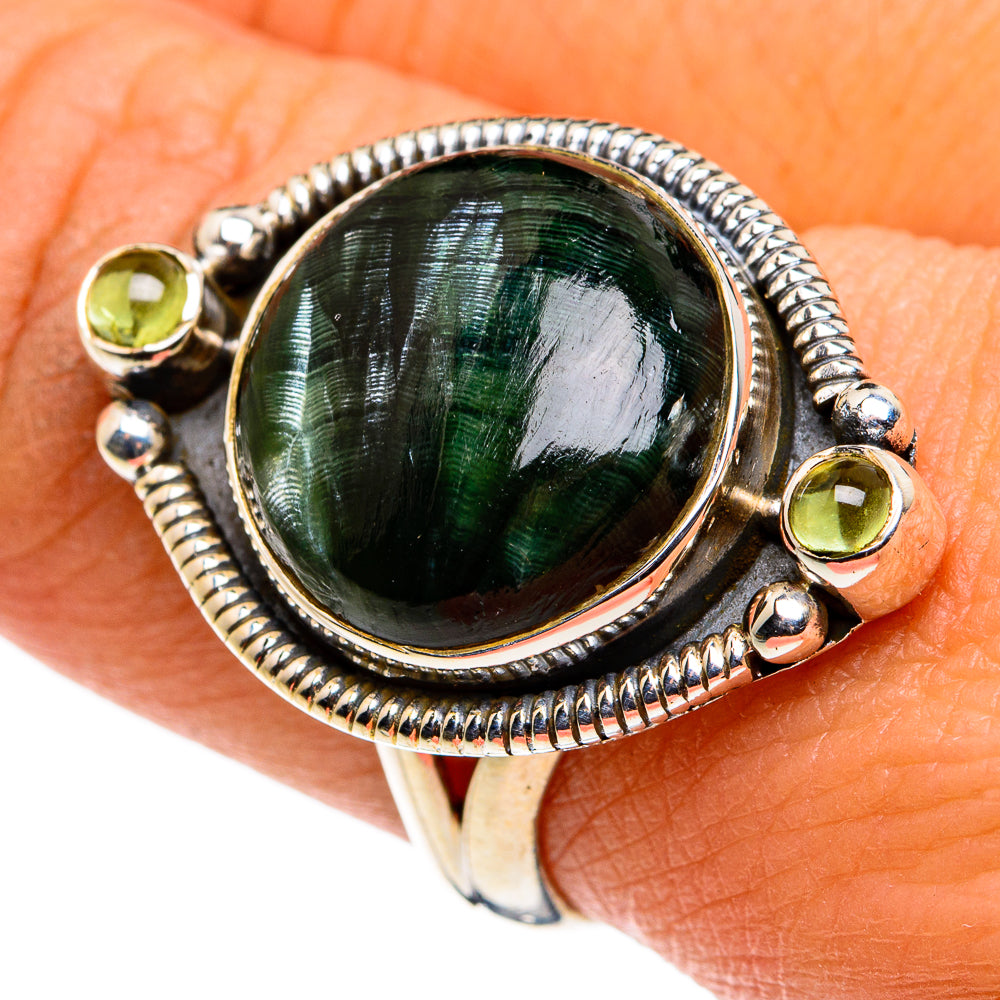 Seraphinite Rings handcrafted by Ana Silver Co - RING79854