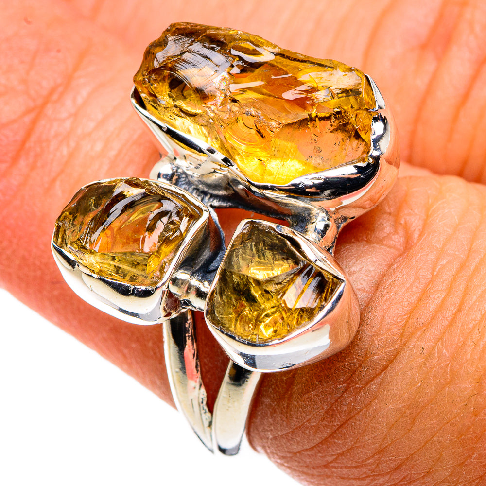 Citrine Rings handcrafted by Ana Silver Co - RING79862