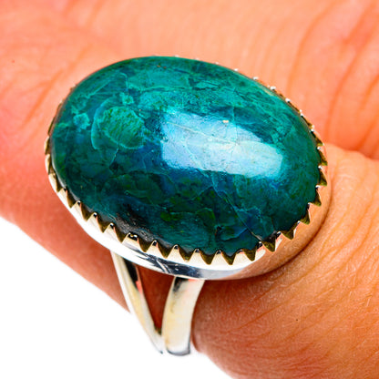 Chrysocolla Rings handcrafted by Ana Silver Co - RING79884