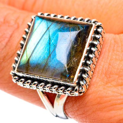 Labradorite Rings handcrafted by Ana Silver Co - RING79885
