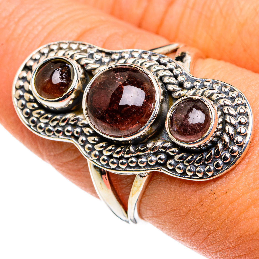 Pink Tourmaline Rings handcrafted by Ana Silver Co - RING79890