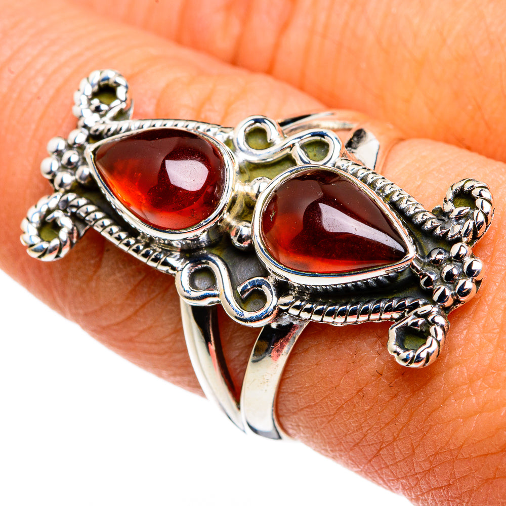 Carnelian Rings handcrafted by Ana Silver Co - RING79894