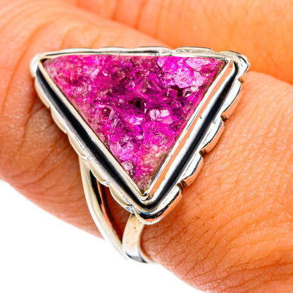 Pink Agate Rings handcrafted by Ana Silver Co - RING79897