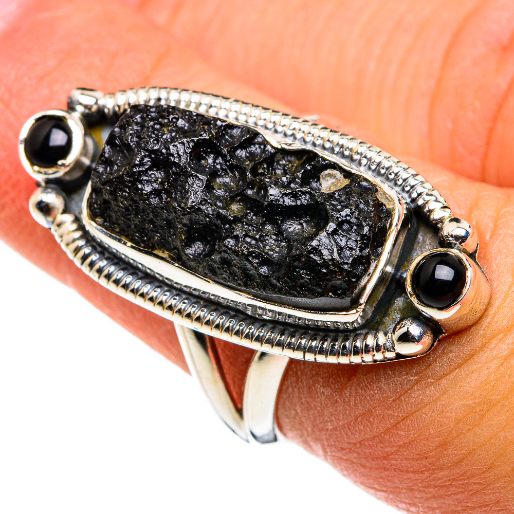 Tektite Rings handcrafted by Ana Silver Co - RING79904