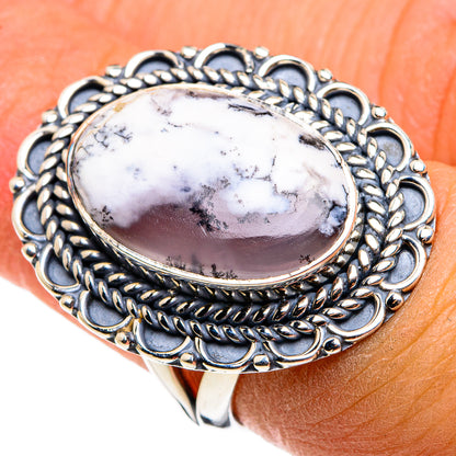 Dendritic Opal Rings handcrafted by Ana Silver Co - RING79908