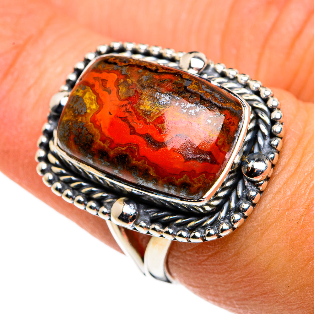 Moroccan Agate Rings handcrafted by Ana Silver Co - RING79920