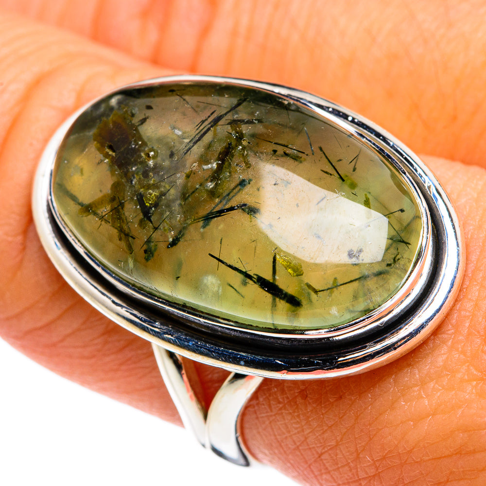 Prehnite Rings handcrafted by Ana Silver Co - RING79935