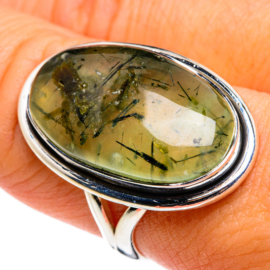 Prehnite Rings handcrafted by Ana Silver Co - RING79935