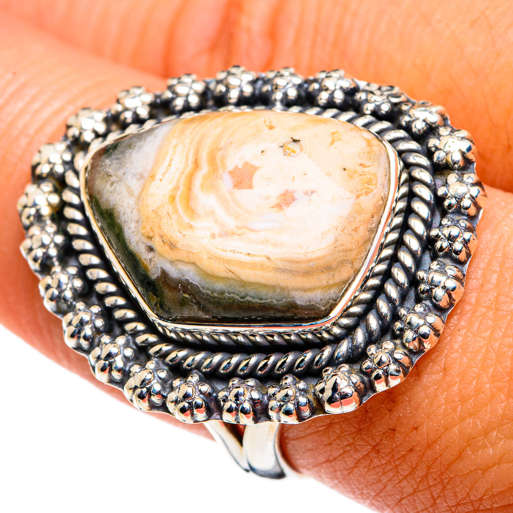 Ocean Jasper Rings handcrafted by Ana Silver Co - RING79937