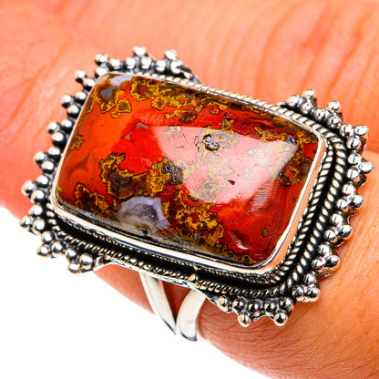 Moroccan Agate Rings handcrafted by Ana Silver Co - RING79939